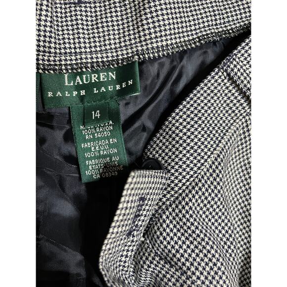 Vintage‎ Lauren Ralph Lauren menswear look pleated cuffed pants 14 NWT Lined - Picture 5 of 6